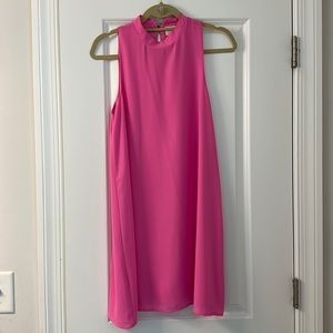 Pink swing shift dress